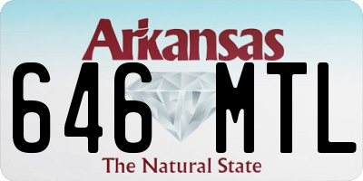 AR license plate 646MTL