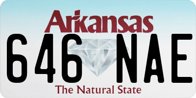 AR license plate 646NAE