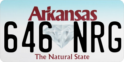 AR license plate 646NRG