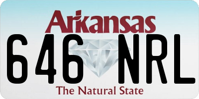 AR license plate 646NRL