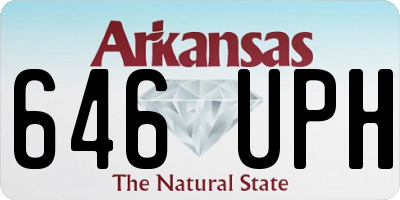 AR license plate 646UPH