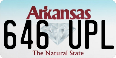 AR license plate 646UPL