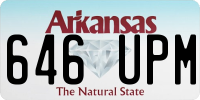 AR license plate 646UPM
