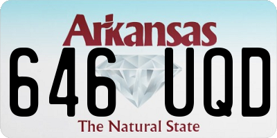 AR license plate 646UQD