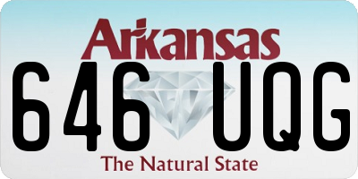 AR license plate 646UQG
