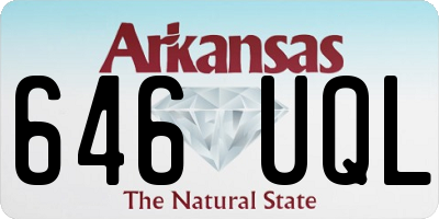 AR license plate 646UQL