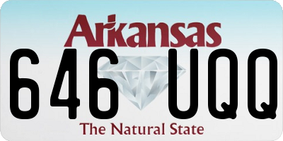 AR license plate 646UQQ