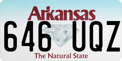AR license plate 646UQZ