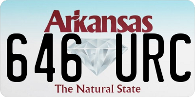 AR license plate 646URC
