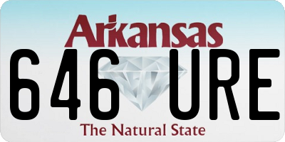 AR license plate 646URE