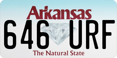 AR license plate 646URF
