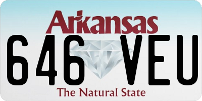 AR license plate 646VEU