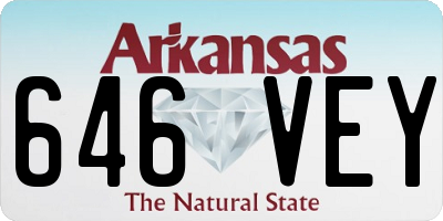 AR license plate 646VEY