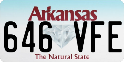AR license plate 646VFE
