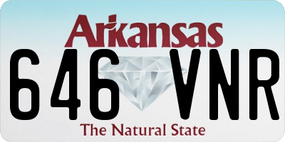 AR license plate 646VNR