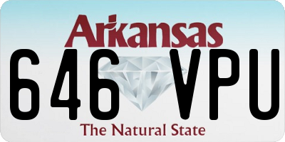 AR license plate 646VPU