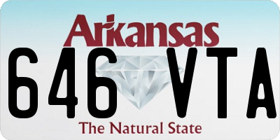 AR license plate 646VTA