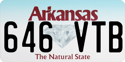 AR license plate 646VTB