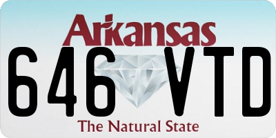 AR license plate 646VTD