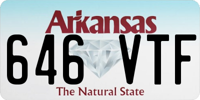 AR license plate 646VTF