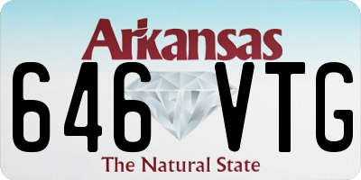 AR license plate 646VTG
