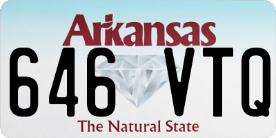 AR license plate 646VTQ