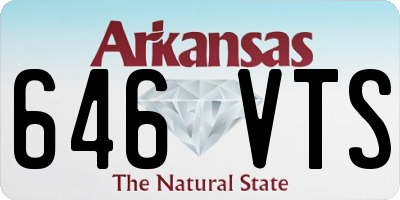 AR license plate 646VTS