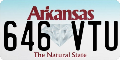 AR license plate 646VTU
