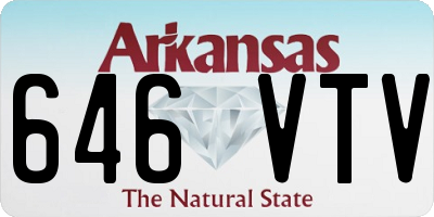 AR license plate 646VTV