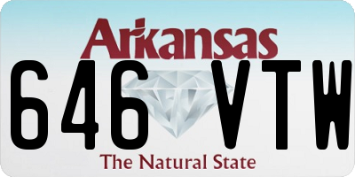 AR license plate 646VTW