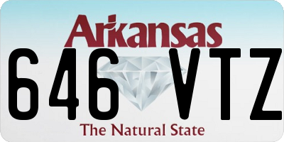 AR license plate 646VTZ