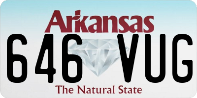 AR license plate 646VUG