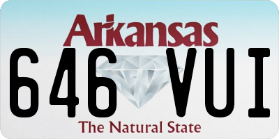 AR license plate 646VUI