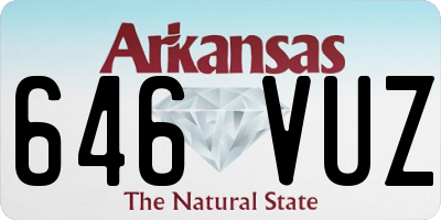 AR license plate 646VUZ