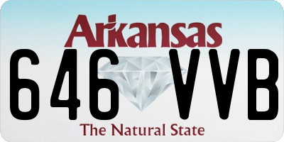 AR license plate 646VVB