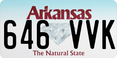 AR license plate 646VVK