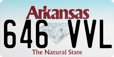 AR license plate 646VVL