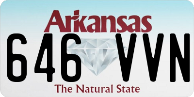 AR license plate 646VVN