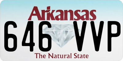 AR license plate 646VVP