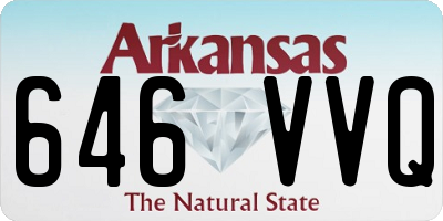 AR license plate 646VVQ