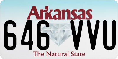 AR license plate 646VVU