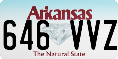 AR license plate 646VVZ