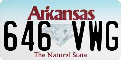 AR license plate 646VWG