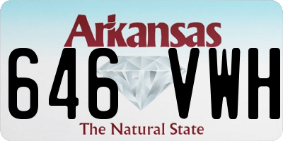 AR license plate 646VWH
