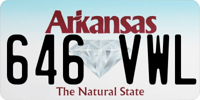 AR license plate 646VWL