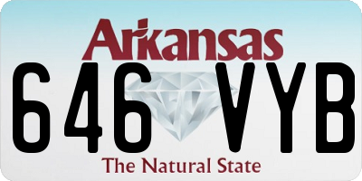 AR license plate 646VYB