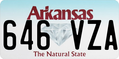 AR license plate 646VZA
