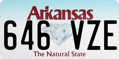 AR license plate 646VZE