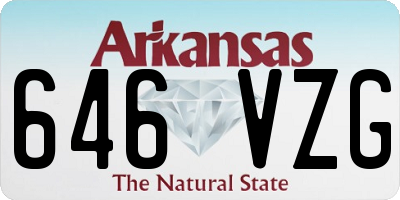 AR license plate 646VZG