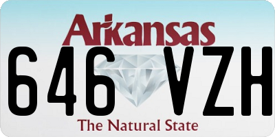 AR license plate 646VZH